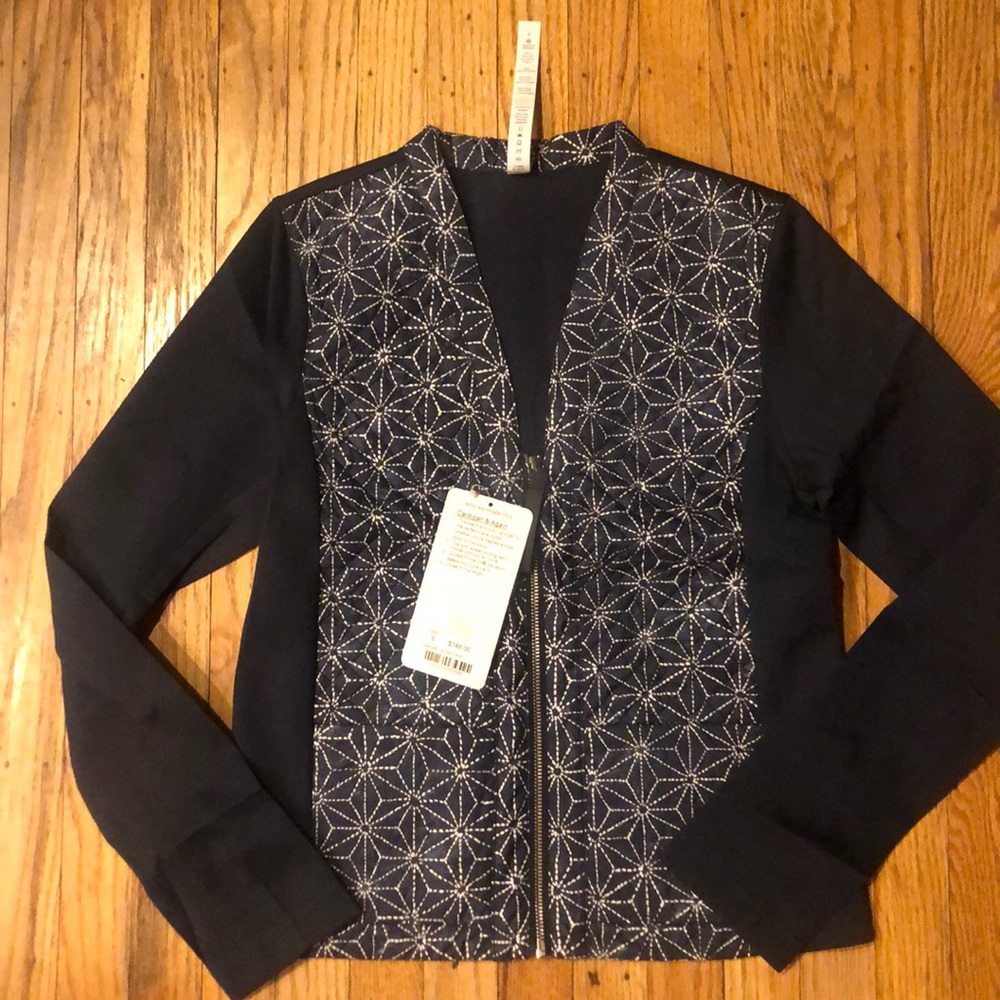 Lululemon cardigan and again jacket Sz 6 new